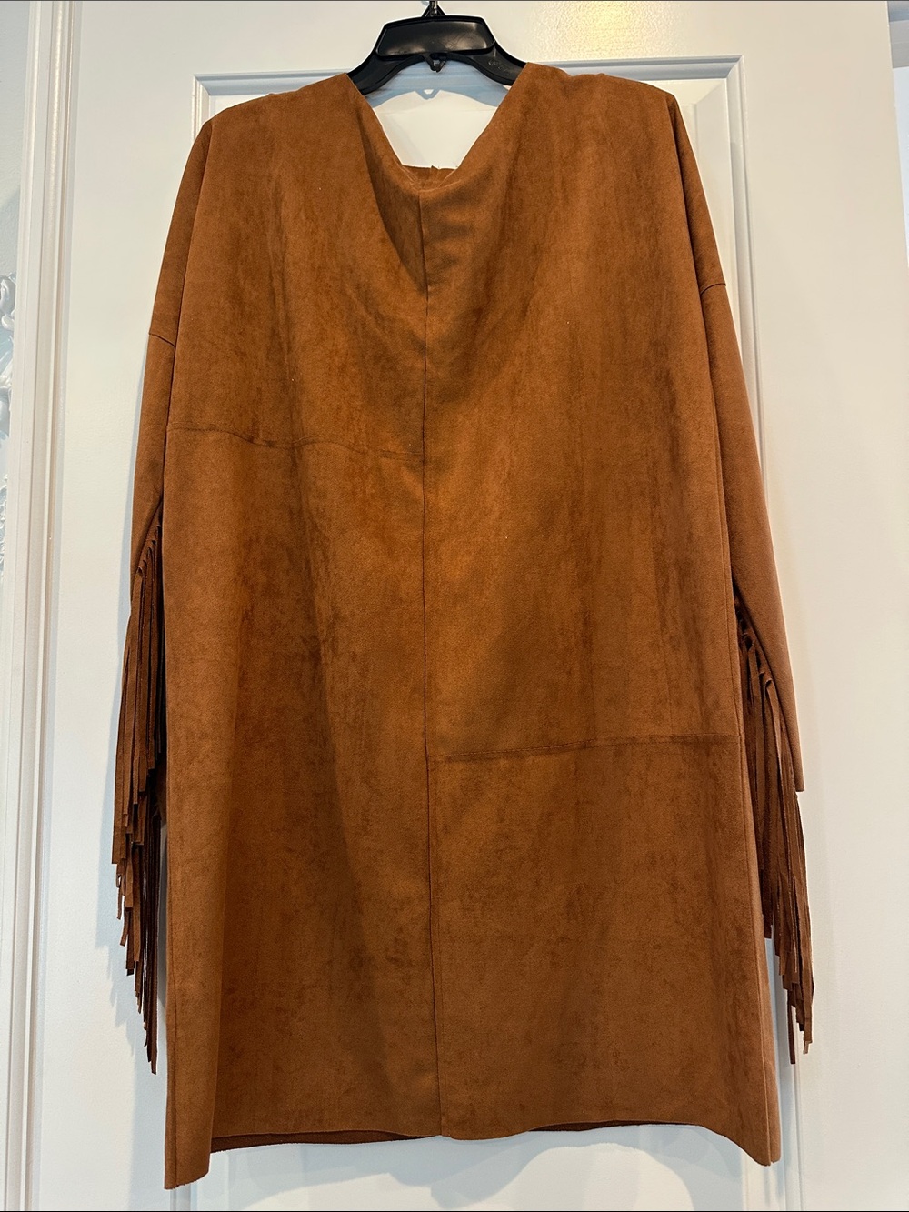 Love Riche Suede-Look Rust Brown Jacket - Picture 4 of 6